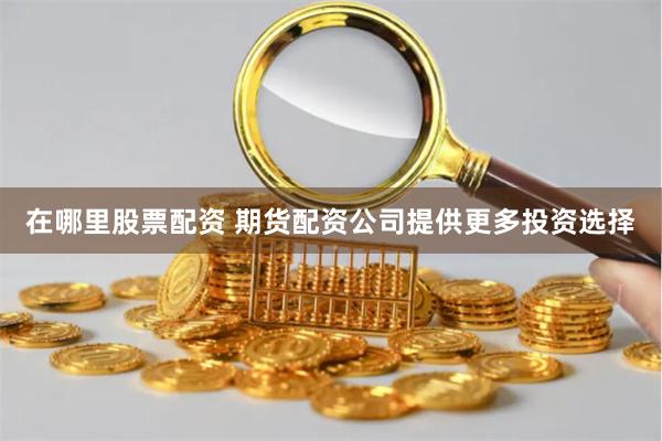 在哪里股票配资 期货配资公司提供更多投资选择